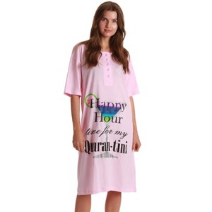 Just Love Short Sleeve Nightgown Sleep Dress for Women Sleepwear - 1 of 3