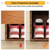 Shoe Storage Bench Cubby Organizer with Foam Pad Seating Cushion for Entryway Bedroom Living Room Dorm and Small Apartment - 4 of 4