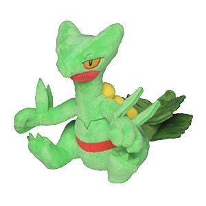 Pokemon Center: Sitting Cuties: Sceptile Plush # 254 -  Generation 3 - 6 In - 1 of 4