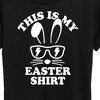 Women's - Instant Message - This Is My Easter Shirt Short Sleeve Graphic T-Shirt - 2 of 4