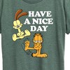 Women's - Garfield - Have A Nice Day Short Sleeve Graphic T-Shirt - 2 of 4