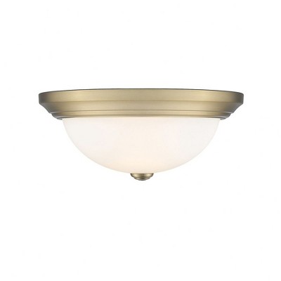 Millennium Lighting 2 - Light Flush Mount in  Modern Gold
