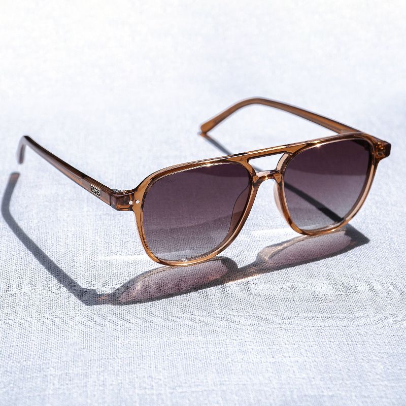 WMP Eyewear Double Bridge Aviator Polarized Sunglasses, 4 of 5