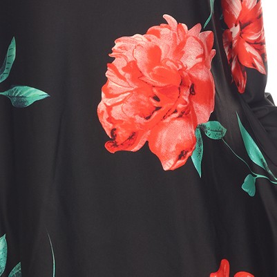 black red