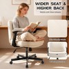 24" Wide Criss-Cross Chair: 4.3" Thick Cushion, Extra-Wide Comfy Seat for Cross-Legged Desk Time - 4 of 4