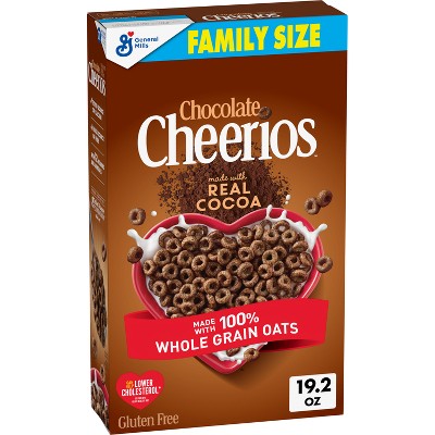 General Mills Family Size Chocolate Cheerios Cereal - 19.2oz
