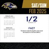 NFL Baltimore Ravens 2025 Box Calendar - 4 of 4