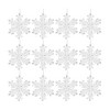 Clear Acrylic Snowflake Oranment (Set of 12) - 3 of 3