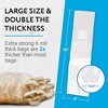 Impresa 50 Pack Mushroom Growing Bags - Large Extra Thick 6 Mil Bags 6"X 5"X 20" 0.2 Micron Filter Breathable-Autoclavable Bags - 3 of 4