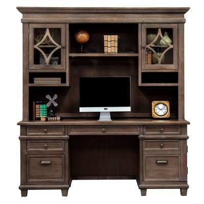 Carson Hutch Top Brown - Martin Furniture: 46