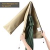Yescom Portable Patio Umbrella Protective Cover Carry Bag w/ 2 Sew-in Wands Water Resistant 9ft Beige - 2 of 4