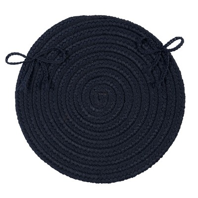 Colonial Mills Boca Raton - Navy Chair Pad, Set of 4
