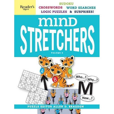 Reader's Digest Mind Stretchers Puzzle Book Vol. 6, 6 - (Mind Stretcher's) by  Allen D Bragdon (Spiral Bound)