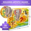 QUOKKA 30 Pieces Puzzles for Toddlers 2 3 4 - Puzzles for Kids Ages 3 4 5 - 2 of 4