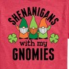 Men's - Instant Message - Shenanigans With My Gnomies Short Sleeve Graphic T-Shirt - 2 of 4