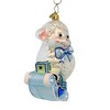 Christopher Radko 5.0 Inch Baa Baa Baby Boy Ornament Christmas Sheep Blue - 2 of 3