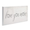 Stupell Industries Love You More Heart Icon, 17" x 7" - 3 of 4