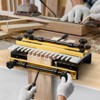 VEVOR Dovetail Jig, 12 in Width, Dove Tailing Router Jigs with 4 Router Bits & 3 Templates, Precise Alignment Dove Tail Jig, Yellow - 2 of 4
