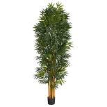 Nearly Natural 6.5-ft Phoenix Palm Artificial tree with Natural Trunk