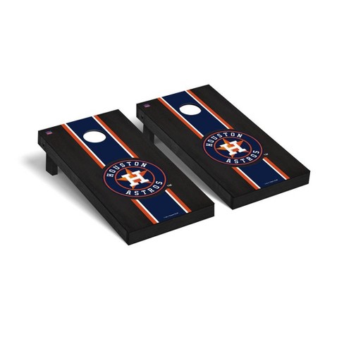 Houston Astros 3 Stripes Cornhole Wraps - Set of 2