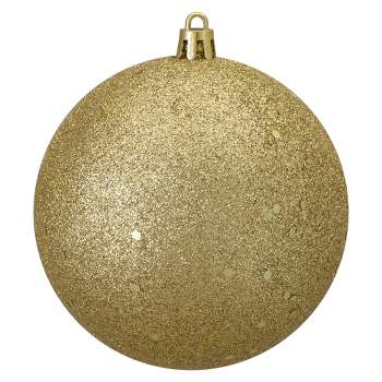 Shatterproof Red Hot Holographic Glitter Christmas Ball Ornament 8 inch (200mm)