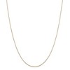 Black Bow Jewelry 0.8mm 14k Yellow Gold Diamond Cut Octagonal Snake Chain Necklace - 3 of 4