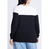 ELOQUII Women's Plus Size Sweetheart Colorblock Sweater - 3 of 4