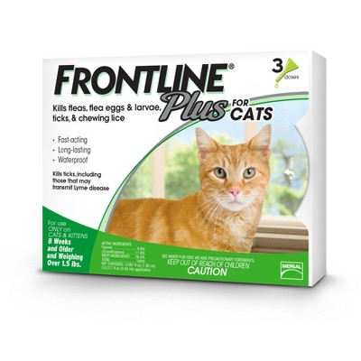frontline flea drops for cats