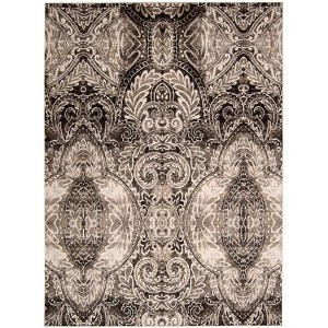 Michael Amini Glistning Nghts MA501 Gray/Ivory/Black Area Rug - 7'9 x 10'6 - 1 of 3