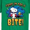 Boys' - Peanuts - Snoopy Come In For A Bite Short Sleeve Graphic T-Shirt - 2 of 4