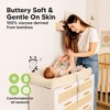 2pk Isla Changing Pad Covers for Girl, Boy, Soft Contoured Diaper Changing Table Pad Cover Sheets Neutral - 3 of 4