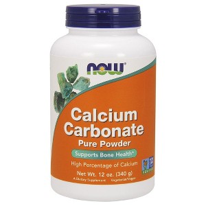 Calcium Carbonate Powder by Now Foods  -  12 oz Powder - 1 of 2