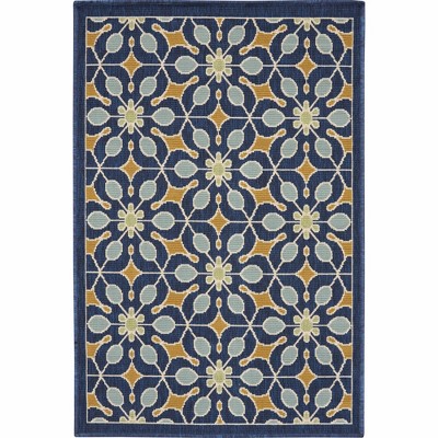 Nourison Caribbean Retro Botanical Outdoor Area Rug