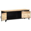 vidaXL TV Stand 47.2 in.x11.8 in.x15.7 in. Solid Wood Mango - 2 of 4