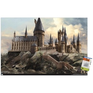 Trends International The Wizarding World: Harry Potter - Hogwarts at Sunrise Unframed Wall Poster Prints - 1 of 4