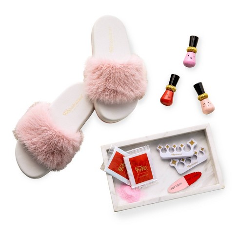 Spa Day Gift Set for Girls - Kids Manicure Pedicure Kit for Ages 6