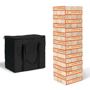 NFL Denver Broncos Giant Wooden Tumbling Tower - 1 of 4
