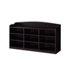 AZL1 Life Concept Shoe Rack Entryway Shoe Bench and Open Shelf Shoe Rack for Shoe Storage and Accessory Placement, Black, 51"*22"*5" - 4 of 4