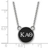 Black Bow Jewelry Sterling Silver Kappa Alpha Theta Greek Life Necklace 18 Inch - 2 of 4