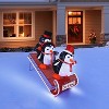 38 in. Animated Outdoor Sledding Buddies - Penguins - 2 of 4