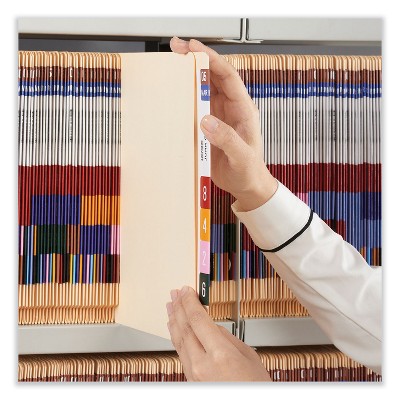 Universal Manila Reinforced End Tab Fastener Folders, Letter Size, 50/Box