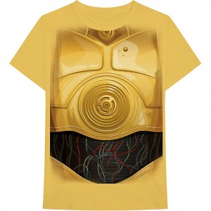 Mens Star Wars C-3PO Cosplay T-Shirt - 1 of 2