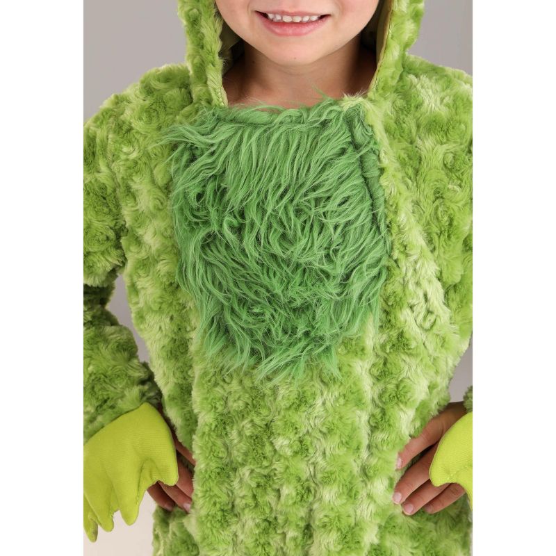 HalloweenCostumes.com Little Green Monster Toddler Costume., 2 of 7