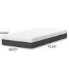 Vynxaria Pur Chill 10" Twin Mattress ¨C Cool Comfort & Support - 3 of 4