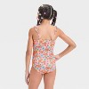 Girls' Floral Treasures One Piece Swimsuit - Cat & Jack™ - 2 of 3