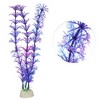 Unique Bargains Plastic Artificial Water Plants Aquarium Decorations Purple 8.27" Heigh 1 Pc - 3 of 4