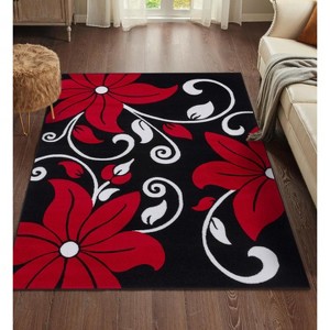 Luxe Weavers Floral Modern Area Rug for Living Rooms - 1 of 4