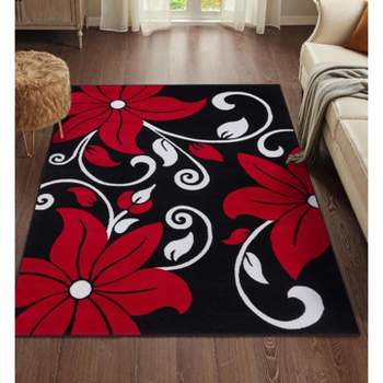 Luxe Weavers Floral Modern Area Rug for Living Rooms