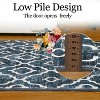 Acekool Tie-Dye Lantern Area Rug Collection, Washable Foldable Faux  Feel, Non Slip, TPR Back, Multicolor Gray Blue Black, Various Sizes - 4 of 4