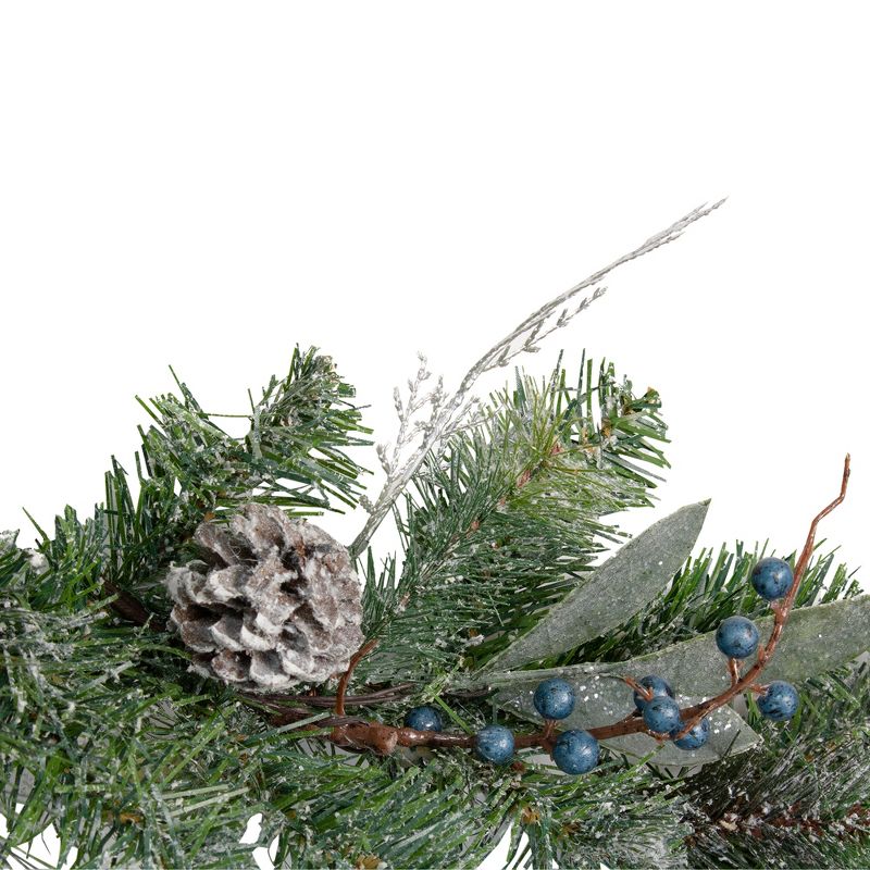 Northlight 6' x 10" Unlit Mixed Pine, Blueberries and Pine Cone Artificial Christmas Garland, 3 of 7